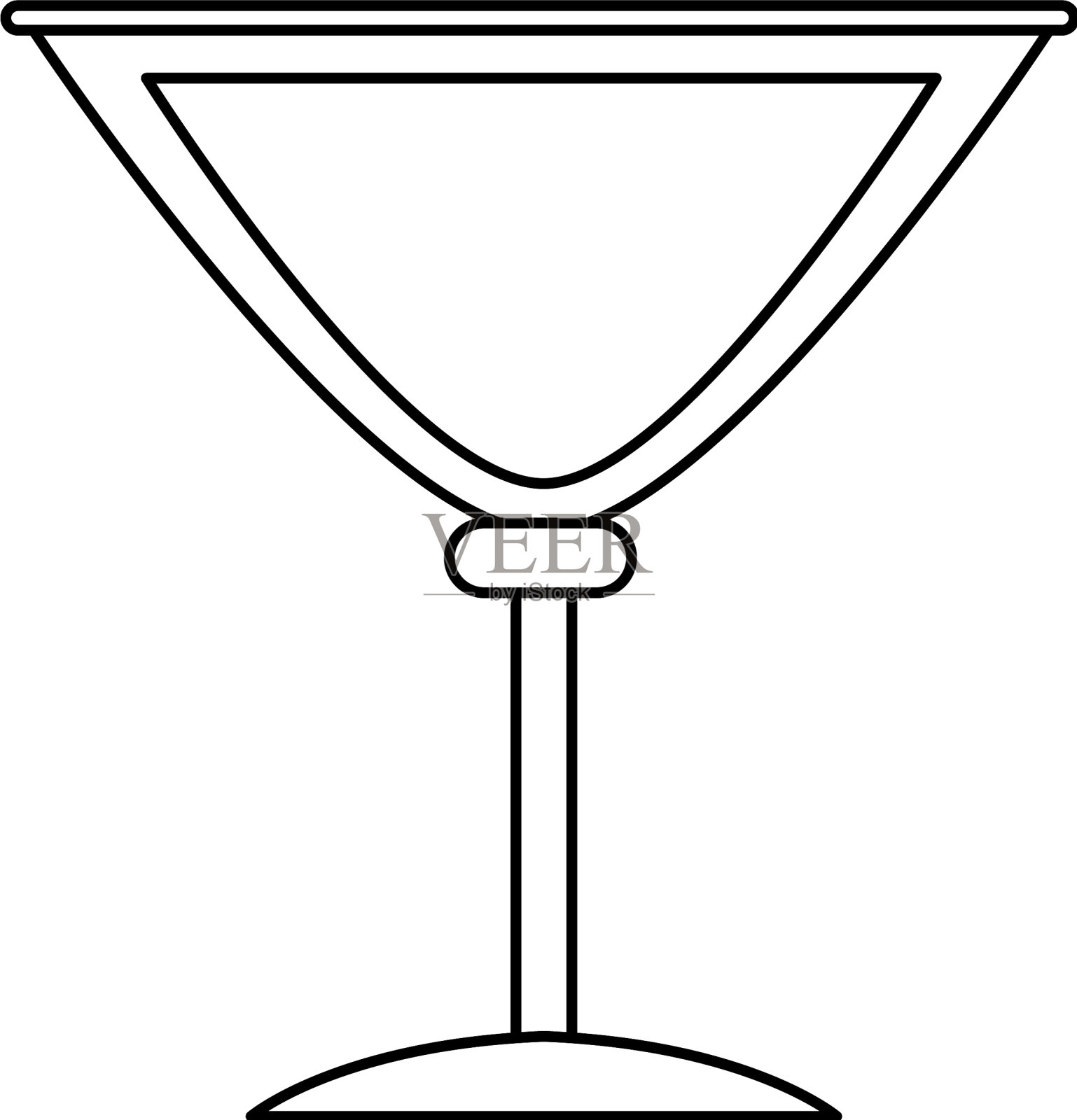 鸡尾酒饮品图标形象插画图片素材