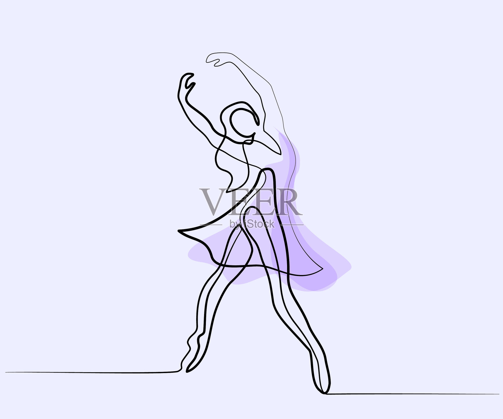 芭蕾舞演员芭蕾舞演员插画图片素材