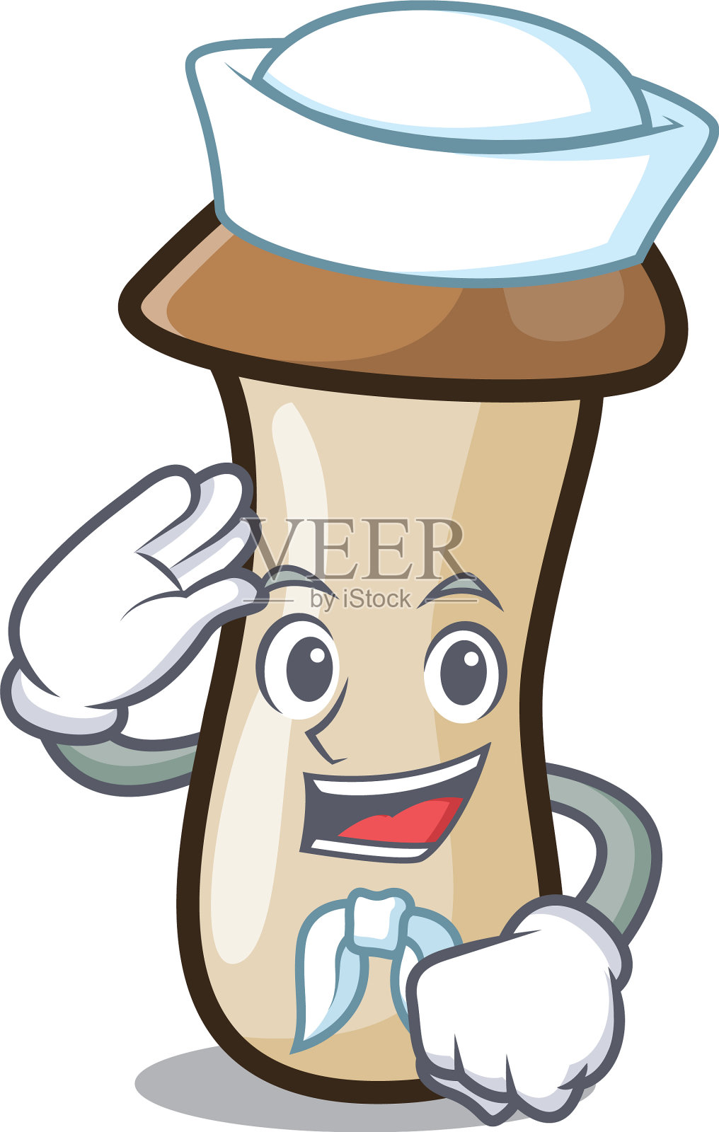 杏鲍菇性状设计元素图片