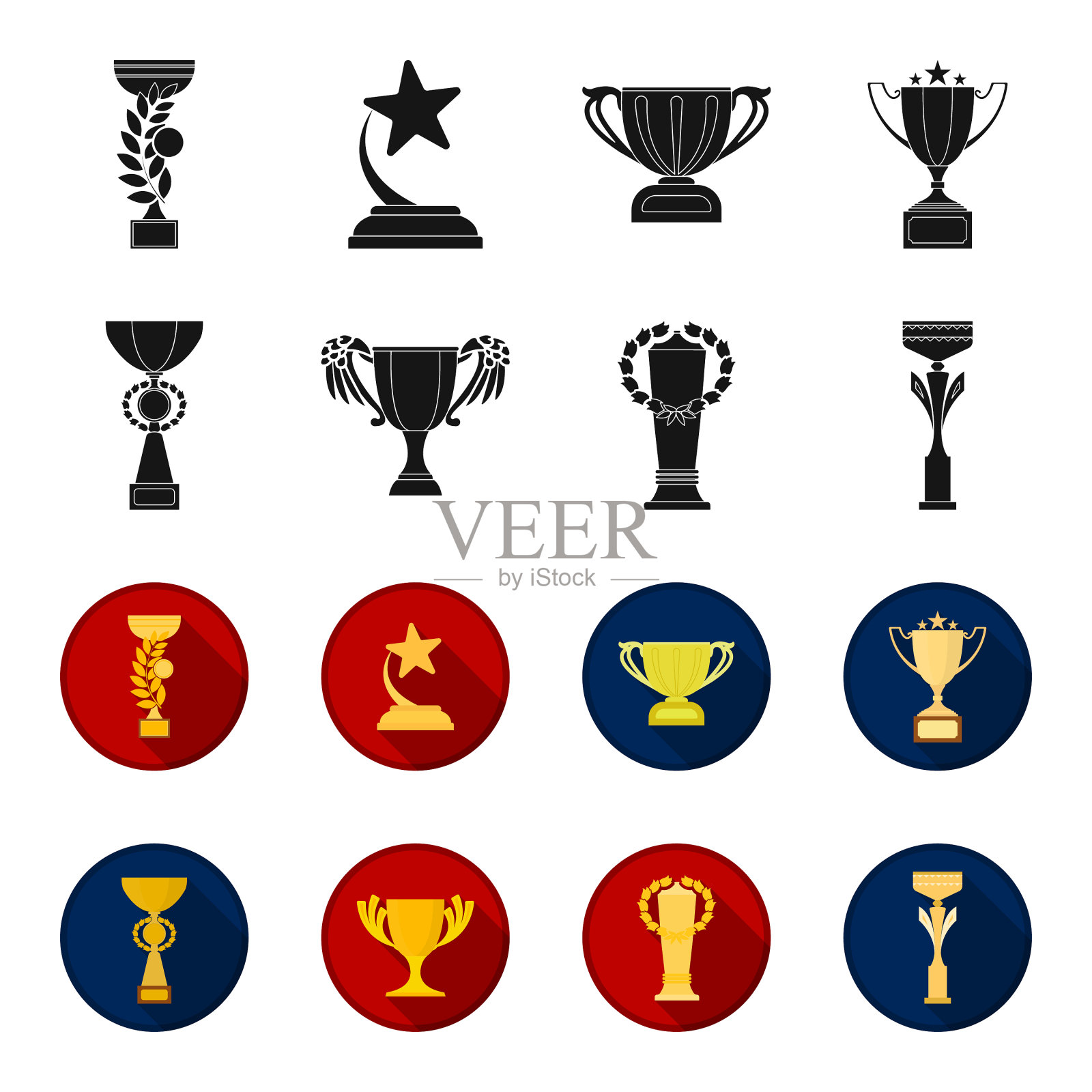 金杯blackflet图标集合为图标素材