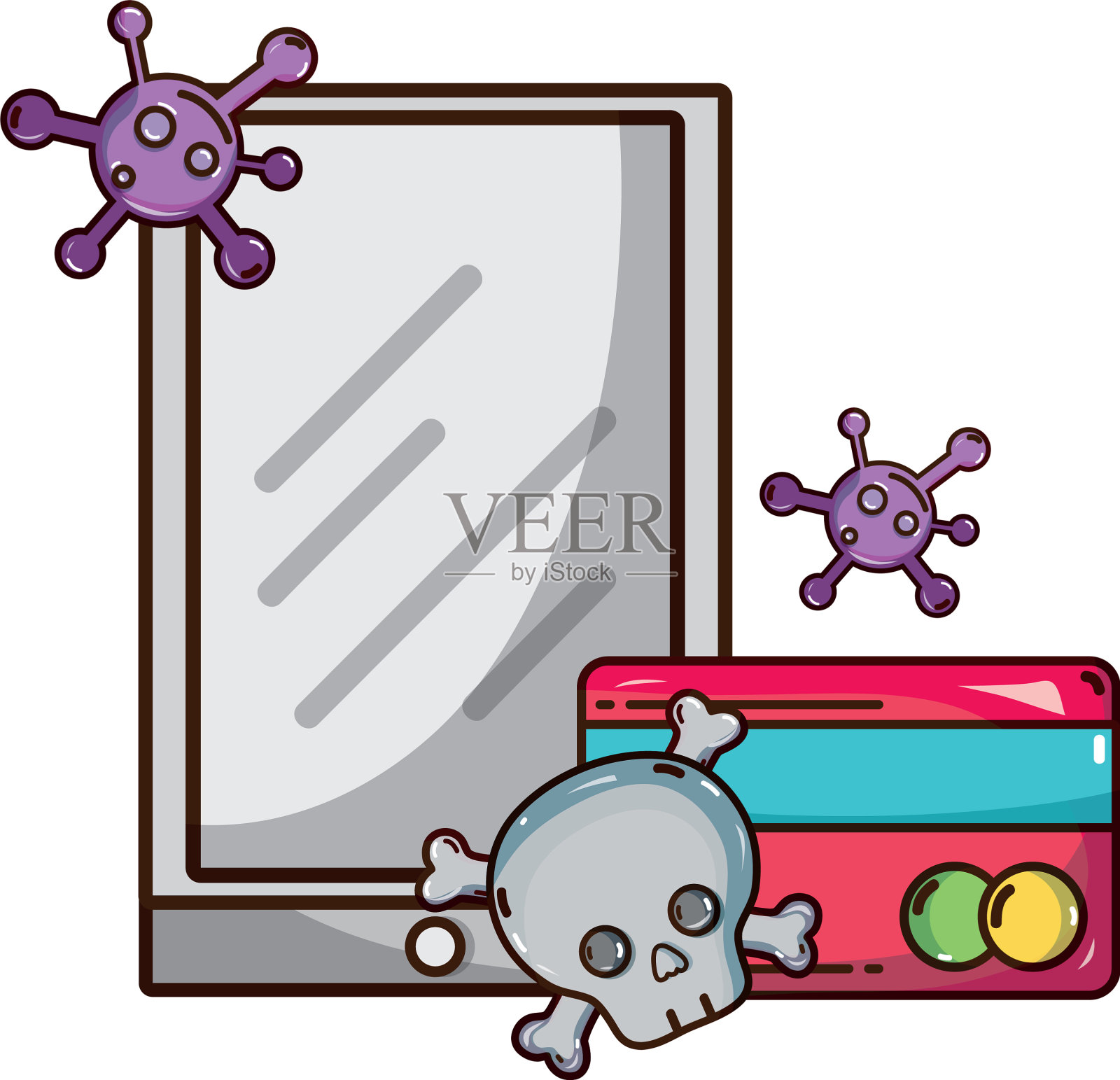 网络安全技术设计元素图片