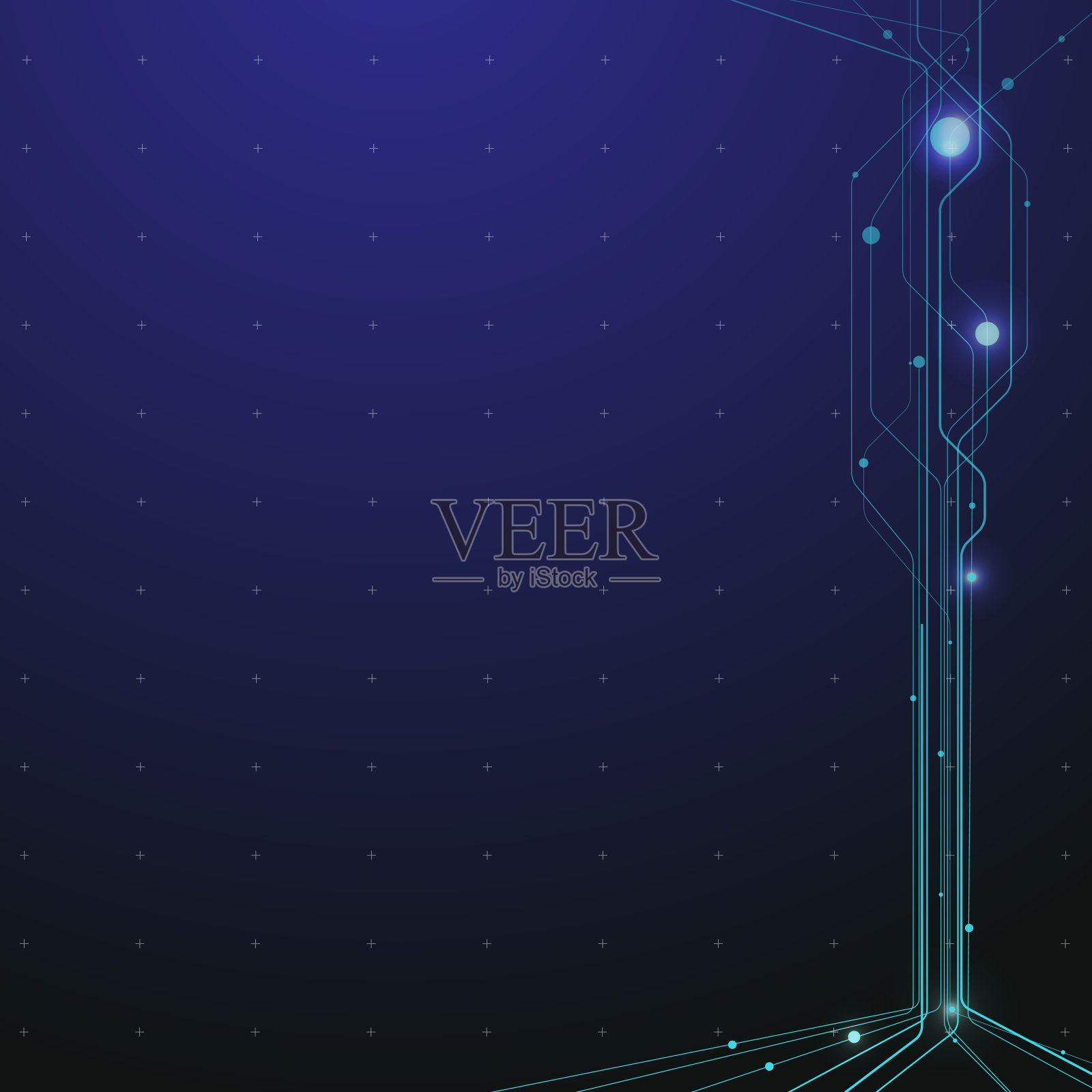 科技背景插画图片素材