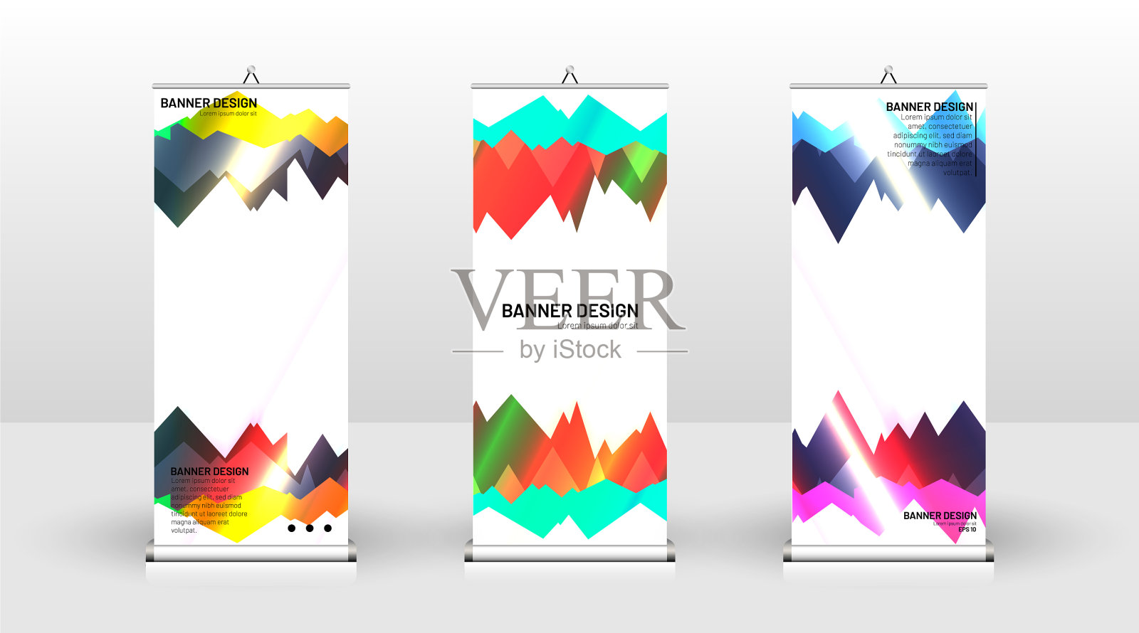 可用于垂直横幅模板设计插画图片素材