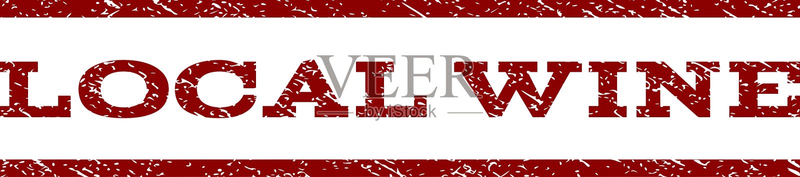 本地酒水印邮票插画图片素材