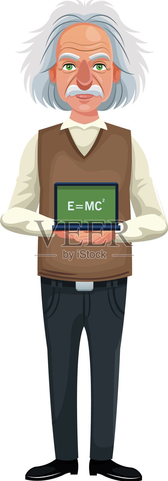 科学家人卡通图标插画图片素材