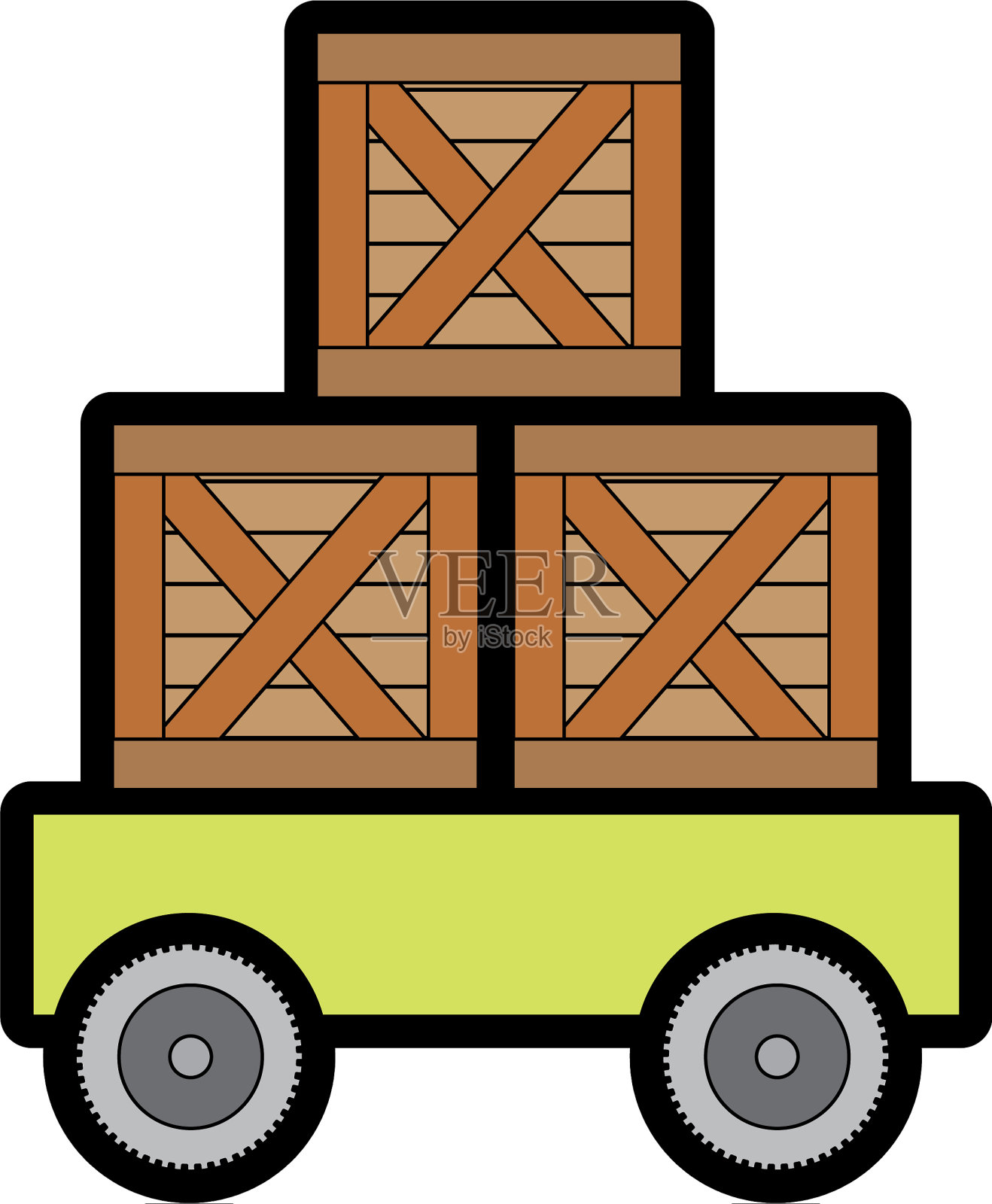 孤立的盒子设计设计元素图片