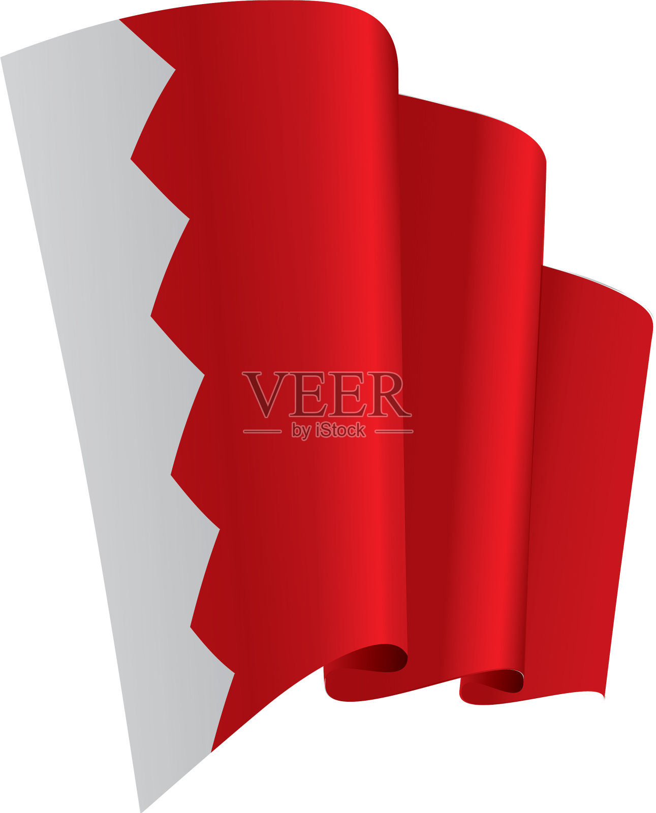 巴林国旗设计元素图片