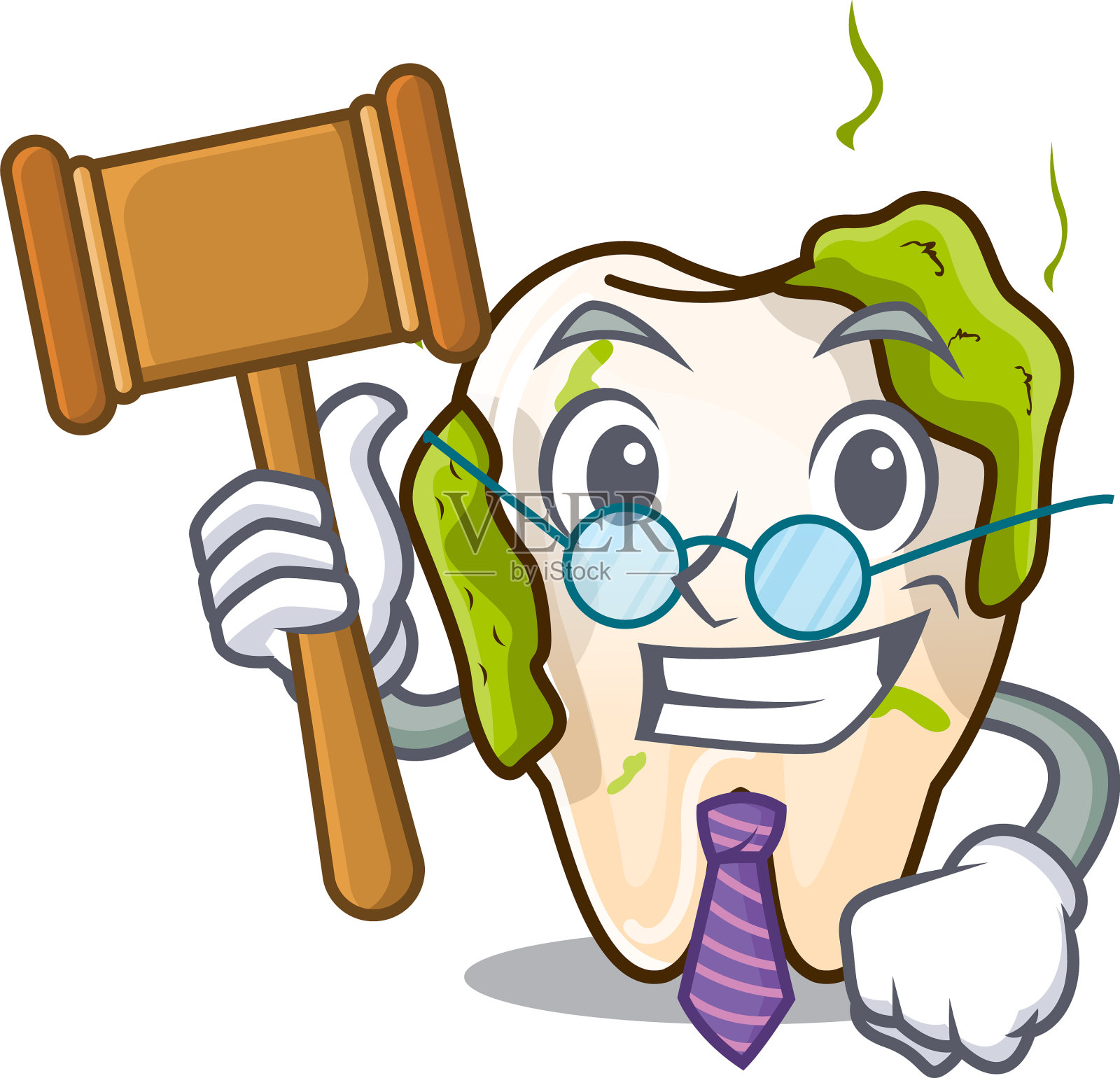 判定卡通蛀牙有蛀牙设计元素图片