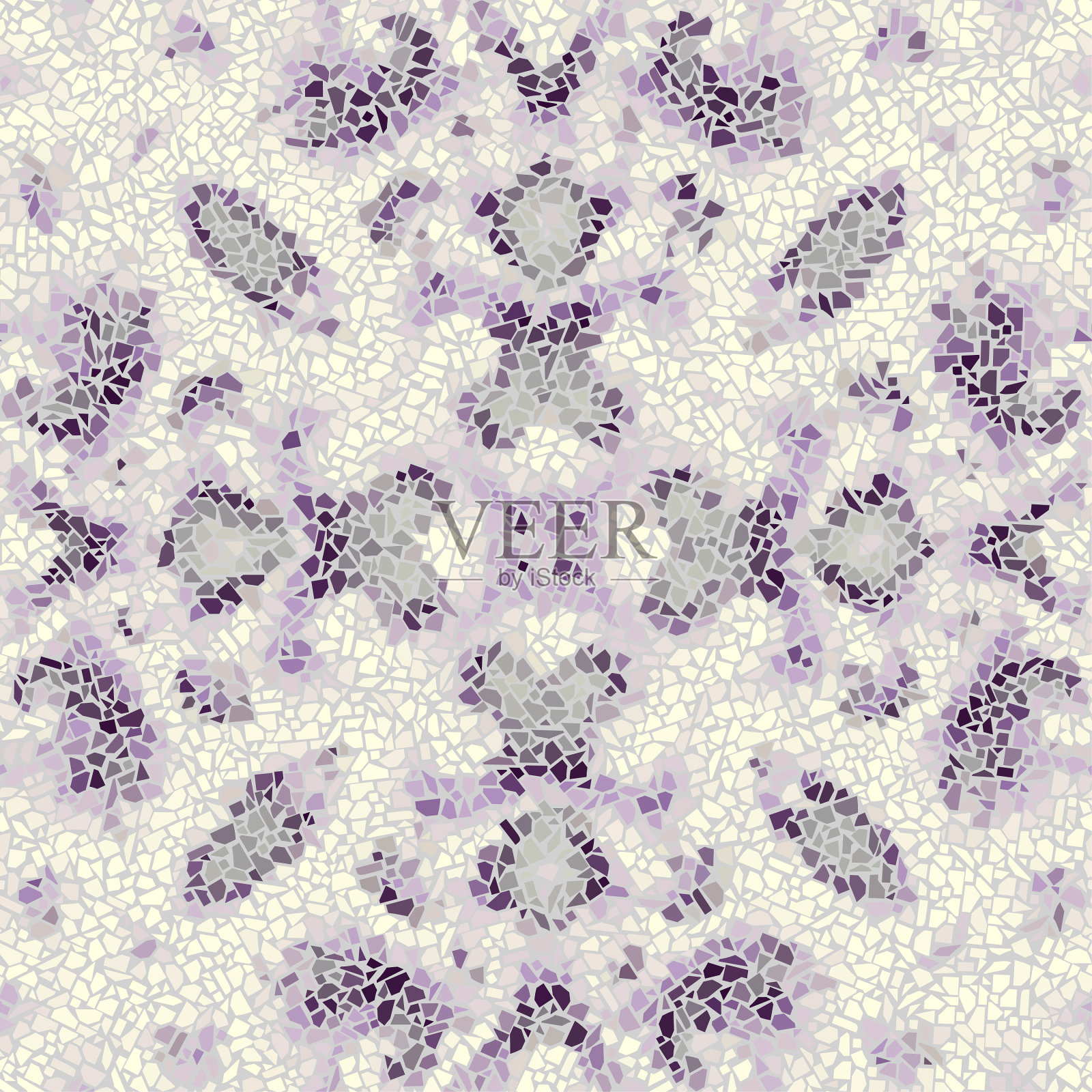 无缝镶嵌艺术图案插画图片素材