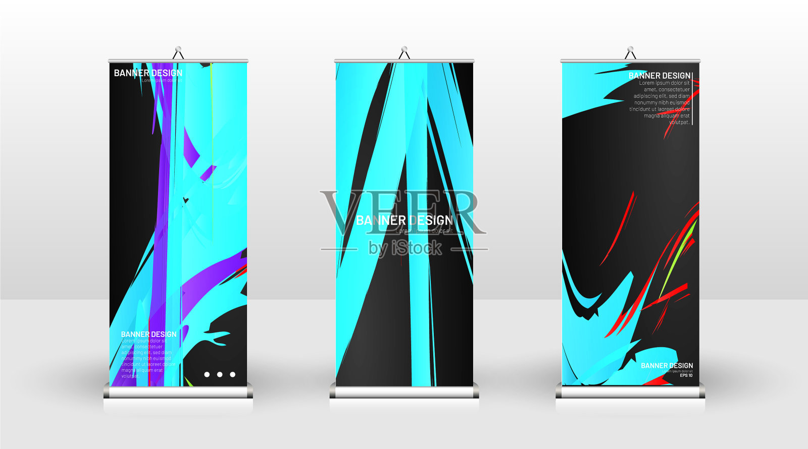 可用于垂直横幅模板设计插画图片素材