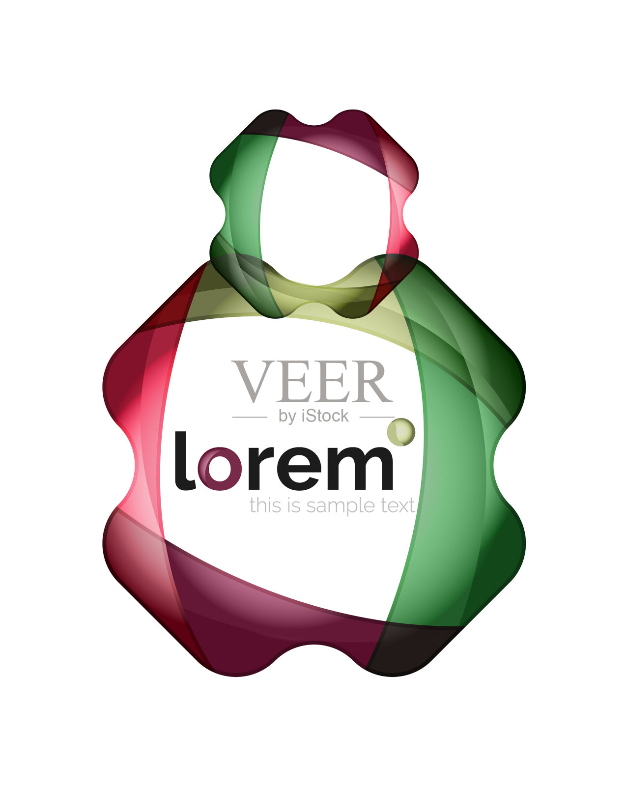 标志抽象几何图标设计元素图片