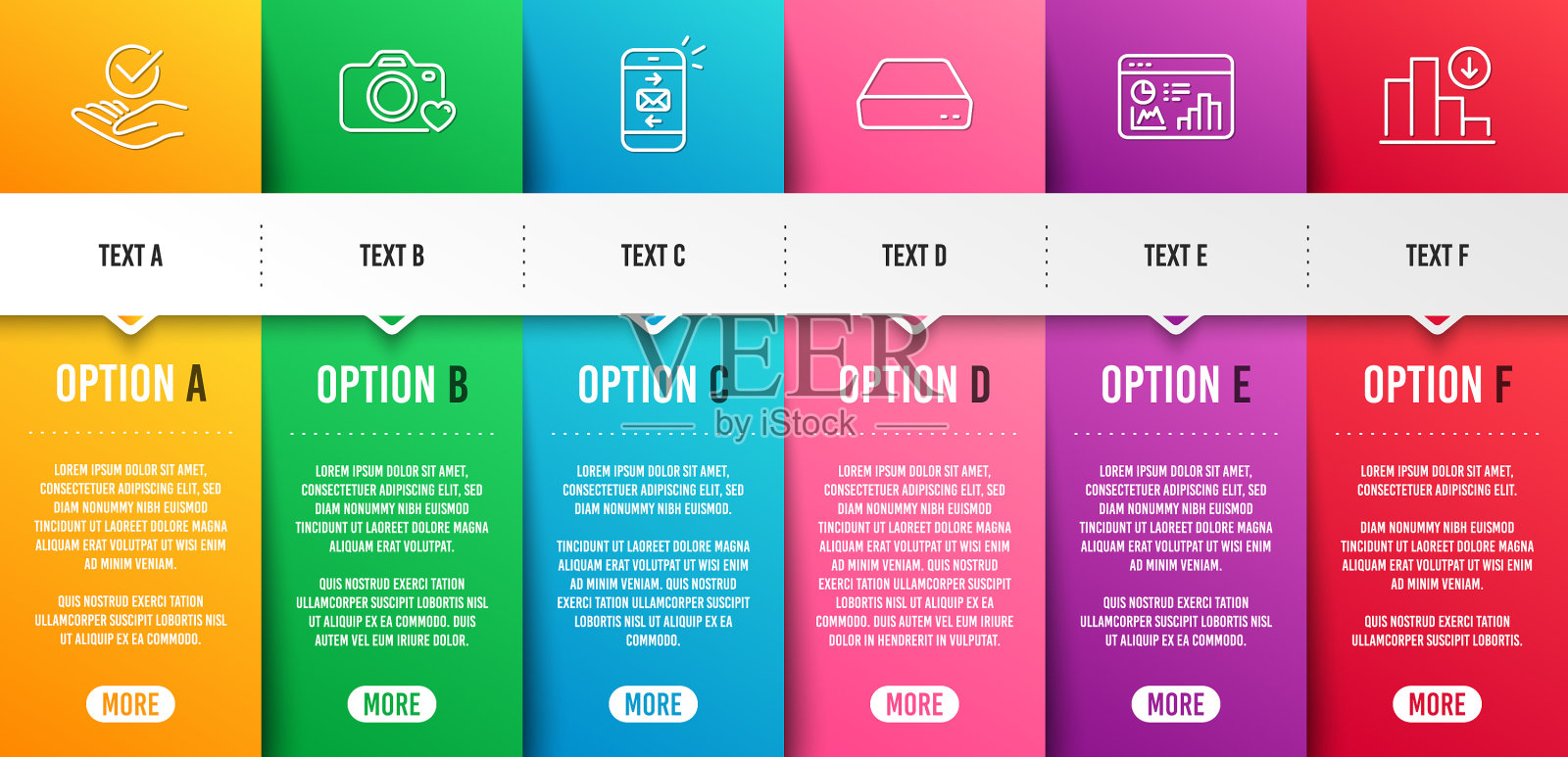批准照片相机和seo统计图标插画图片素材