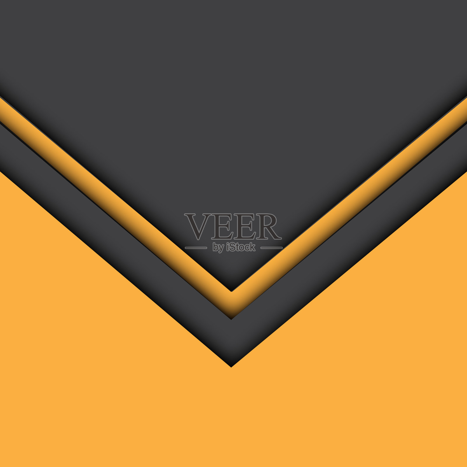 抽象的黄色灰色箭头背景插画图片素材