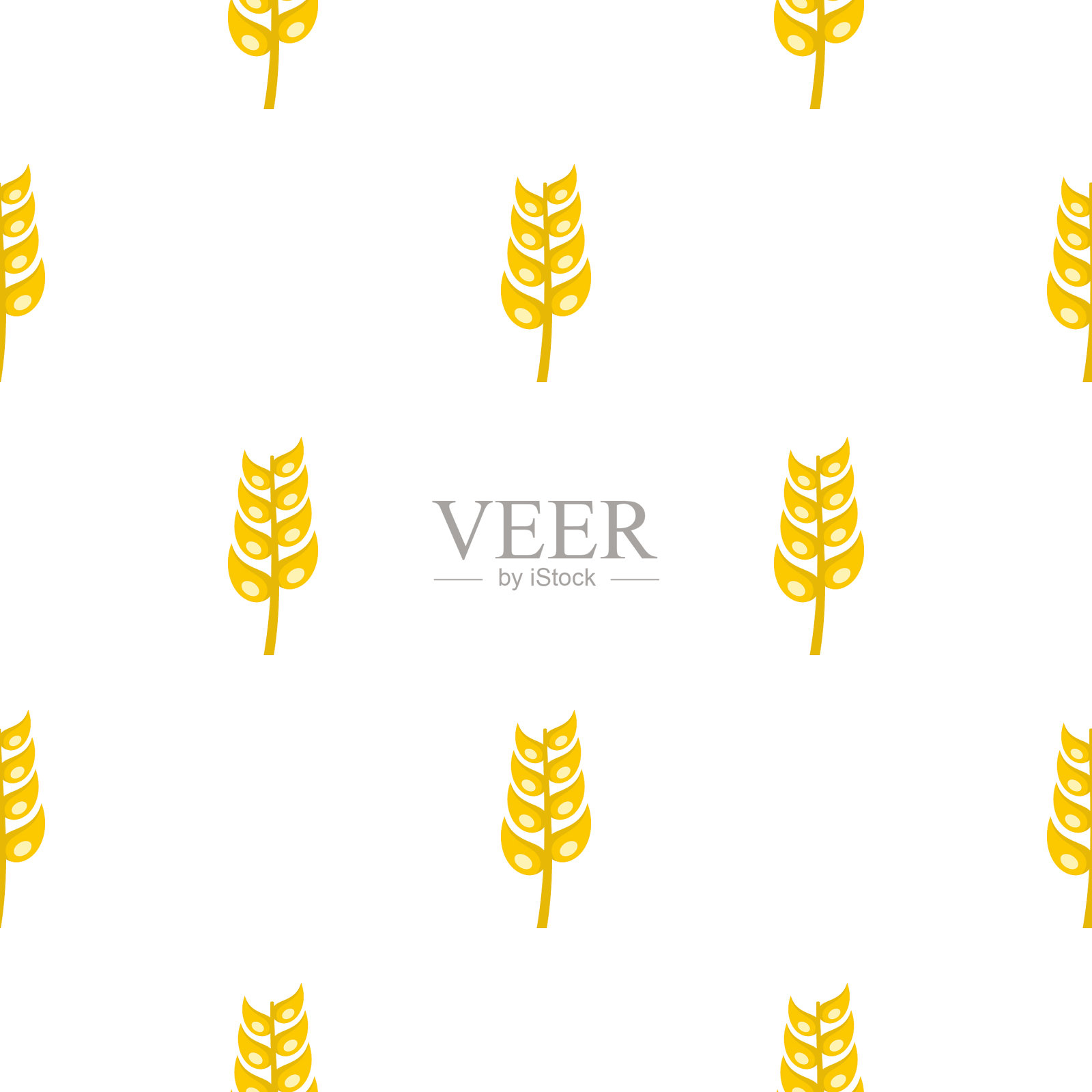 成熟的石楠花纹无缝隙插画图片素材