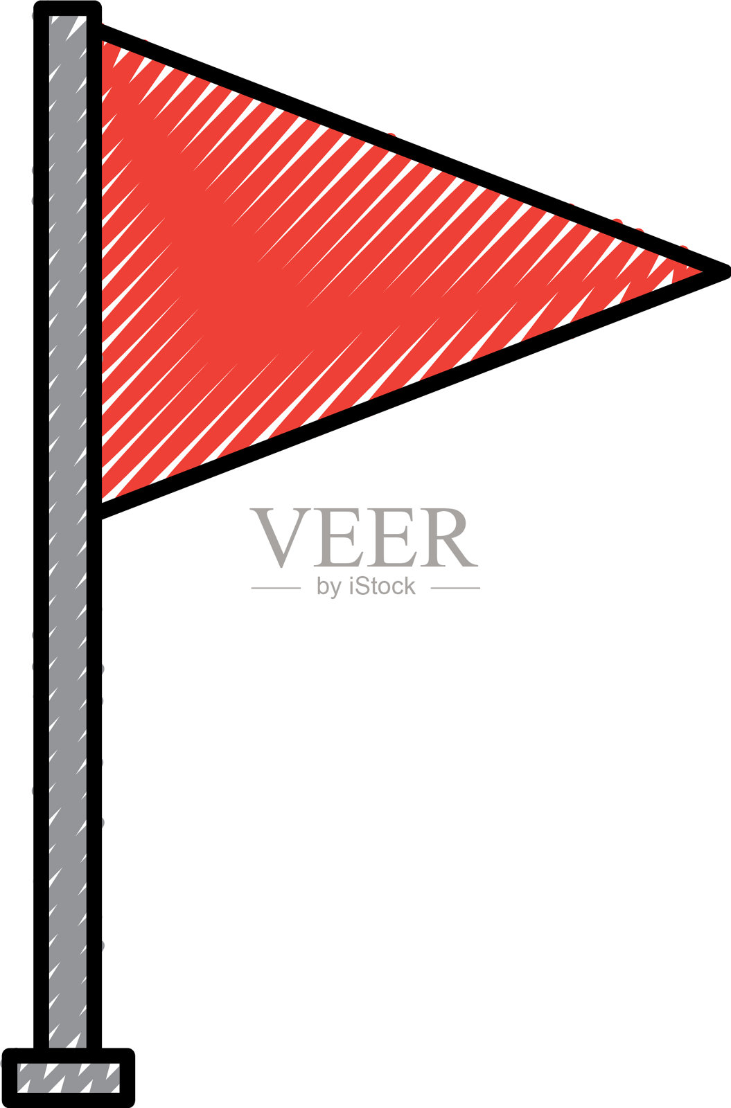 标志指针隔离图标设计元素图片