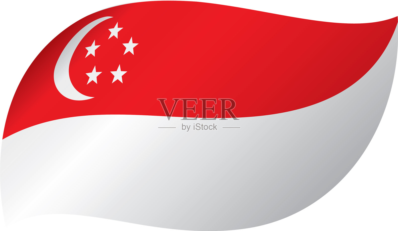 新加坡国旗设计元素图片