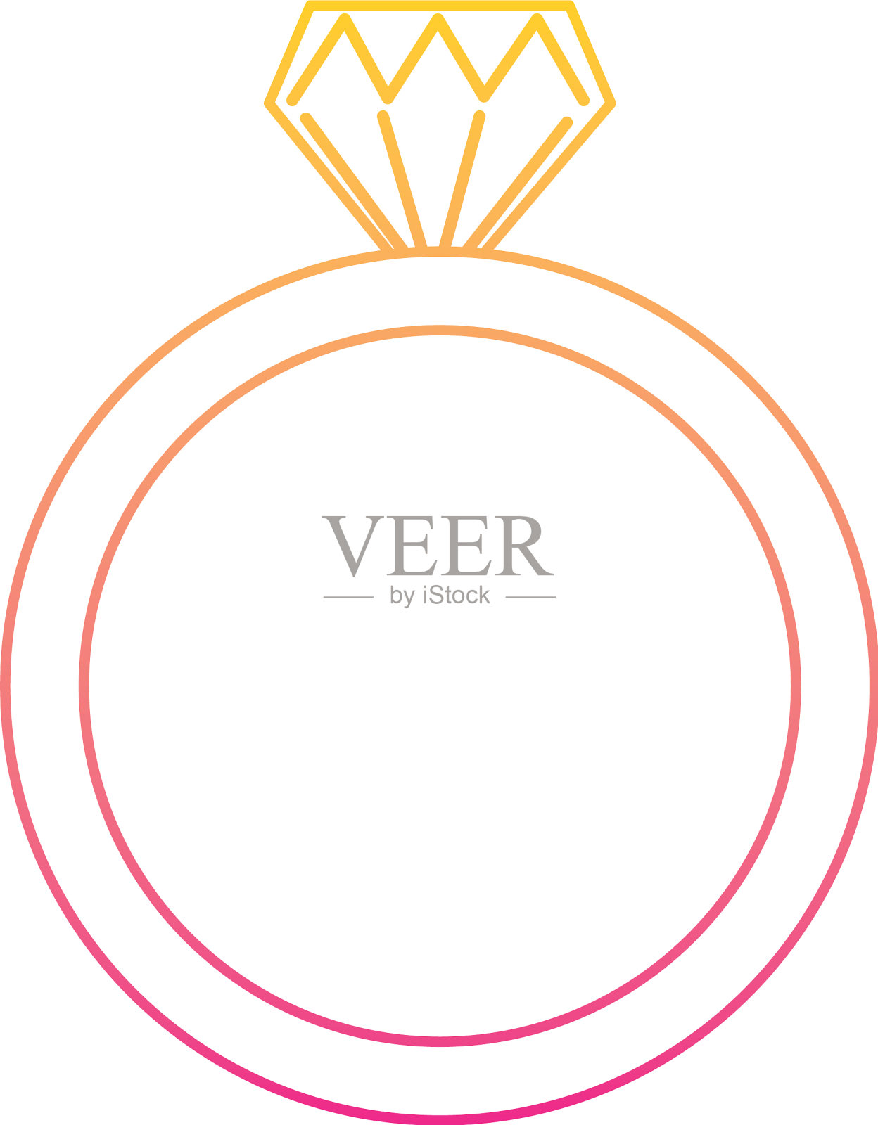 结婚戒指图标钻石戒指首饰设计元素图片