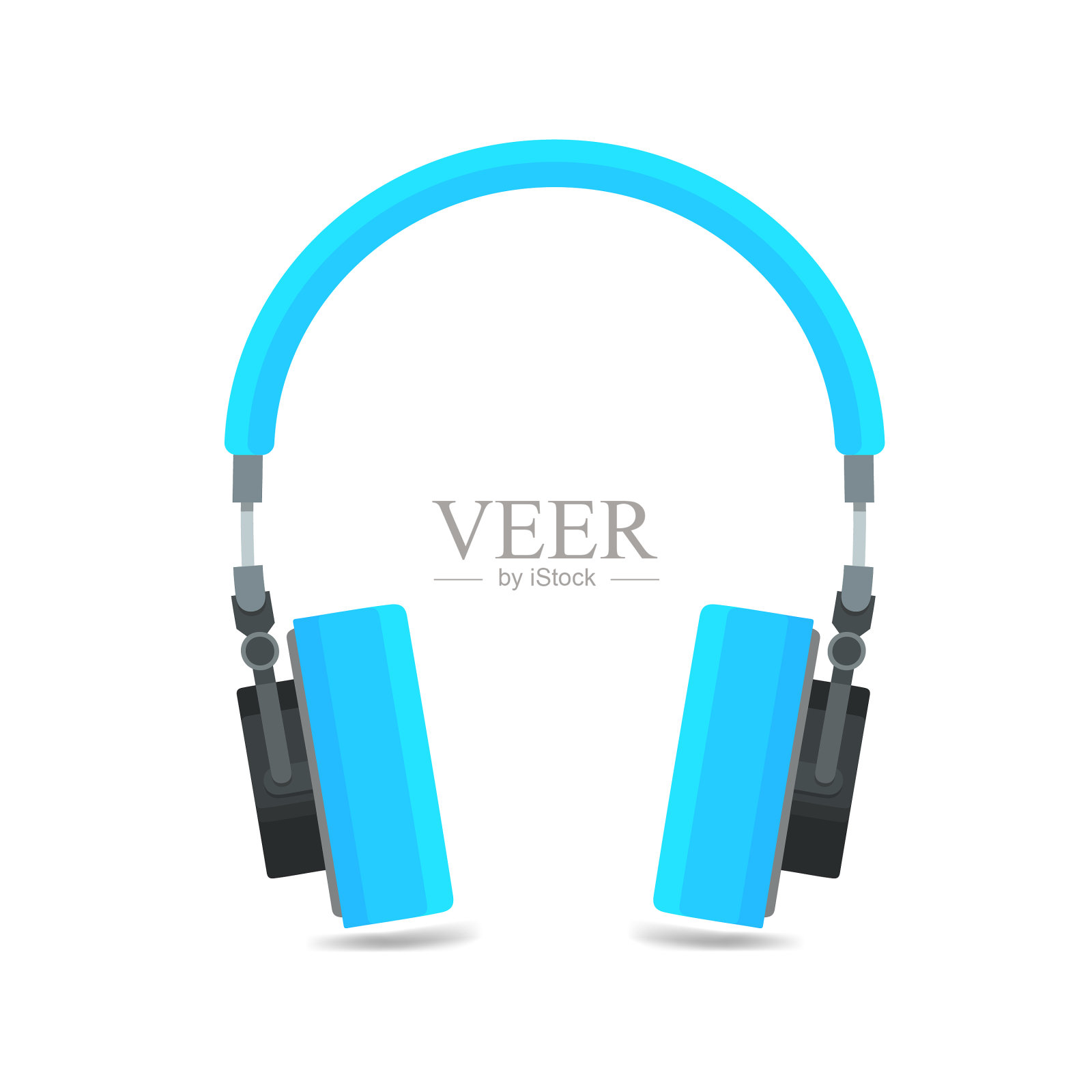 耳机图标平面设计声音音乐插画图片素材