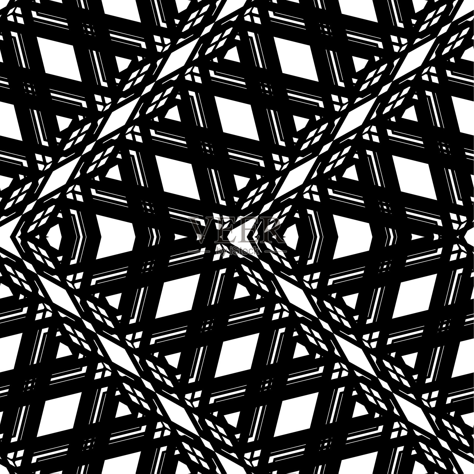 设计无缝单色网格图案插画图片素材