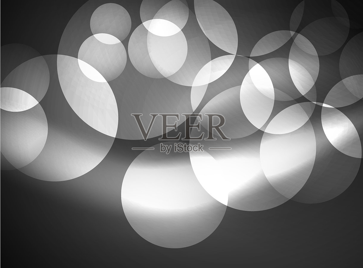 闪亮的玻璃圈现代的未来主义插画图片素材