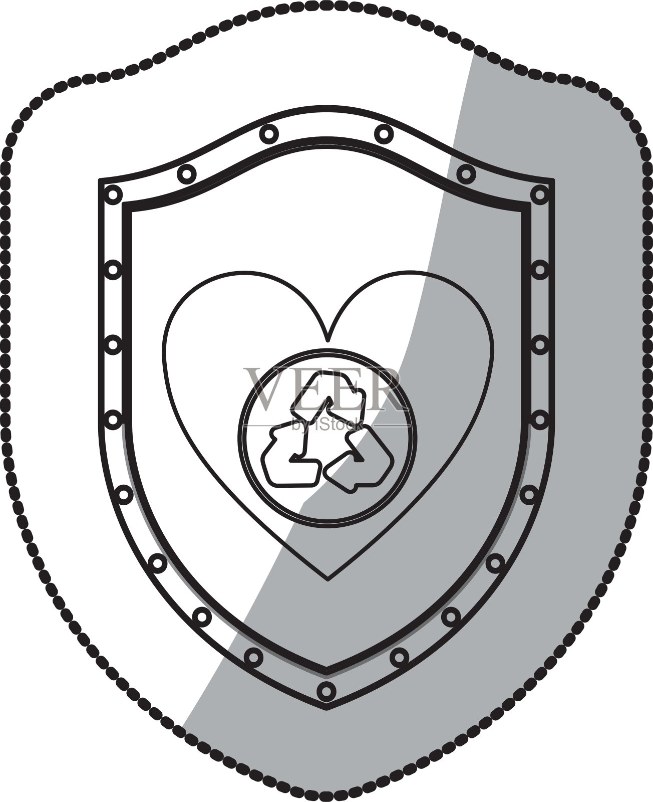 认为绿色生态插画图片素材