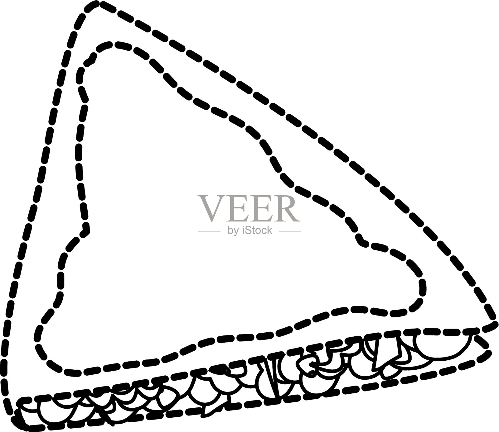 孤立的油炸玉米粉饼设计设计元素图片
