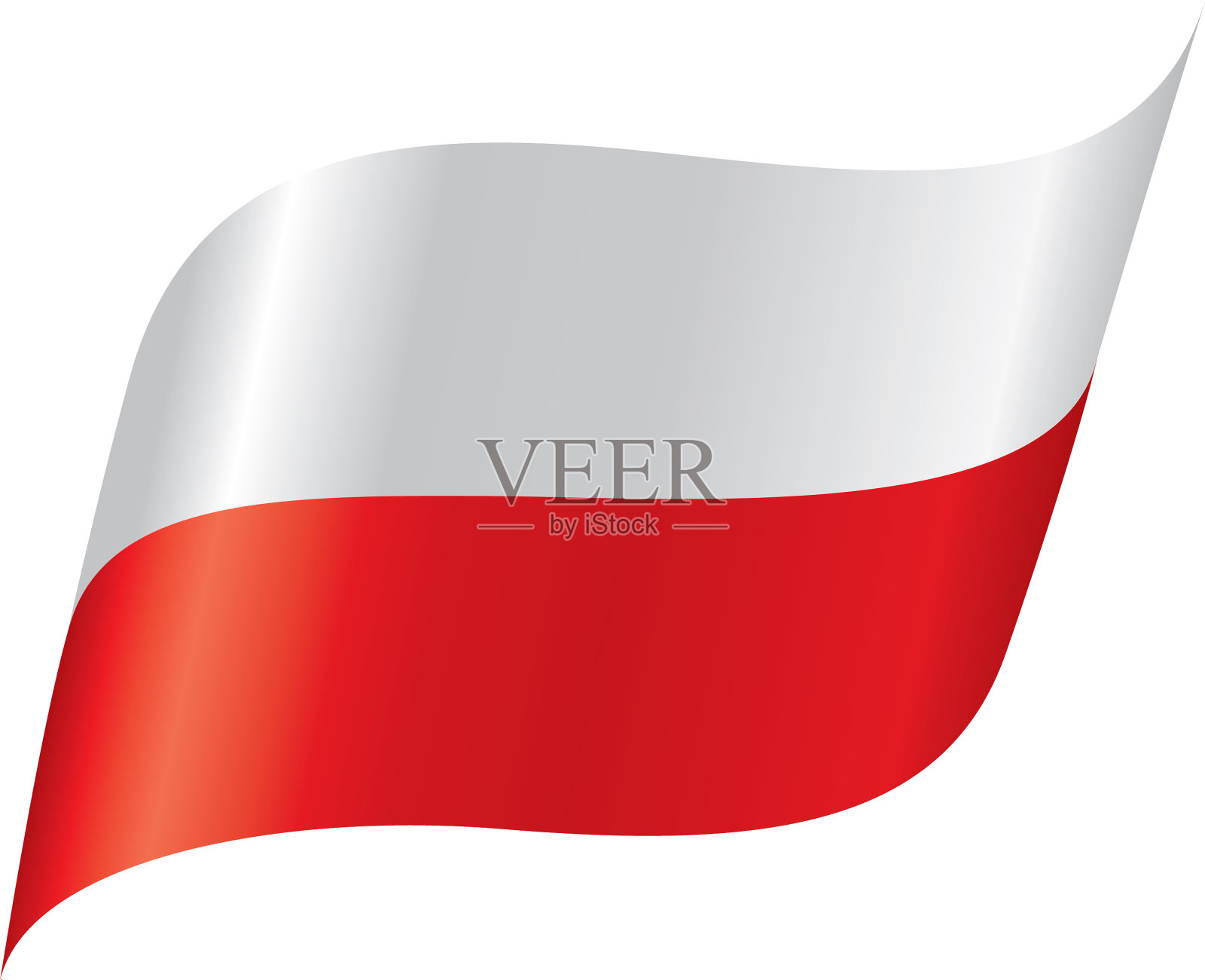 波兰国旗设计元素图片