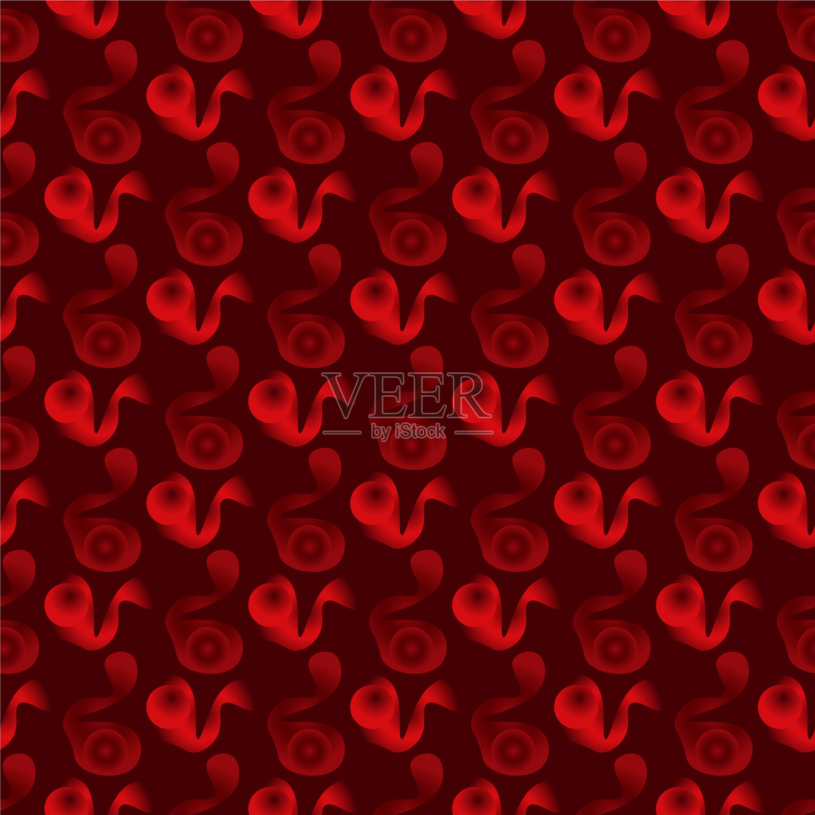 抽象自然无缝图案插画图片素材