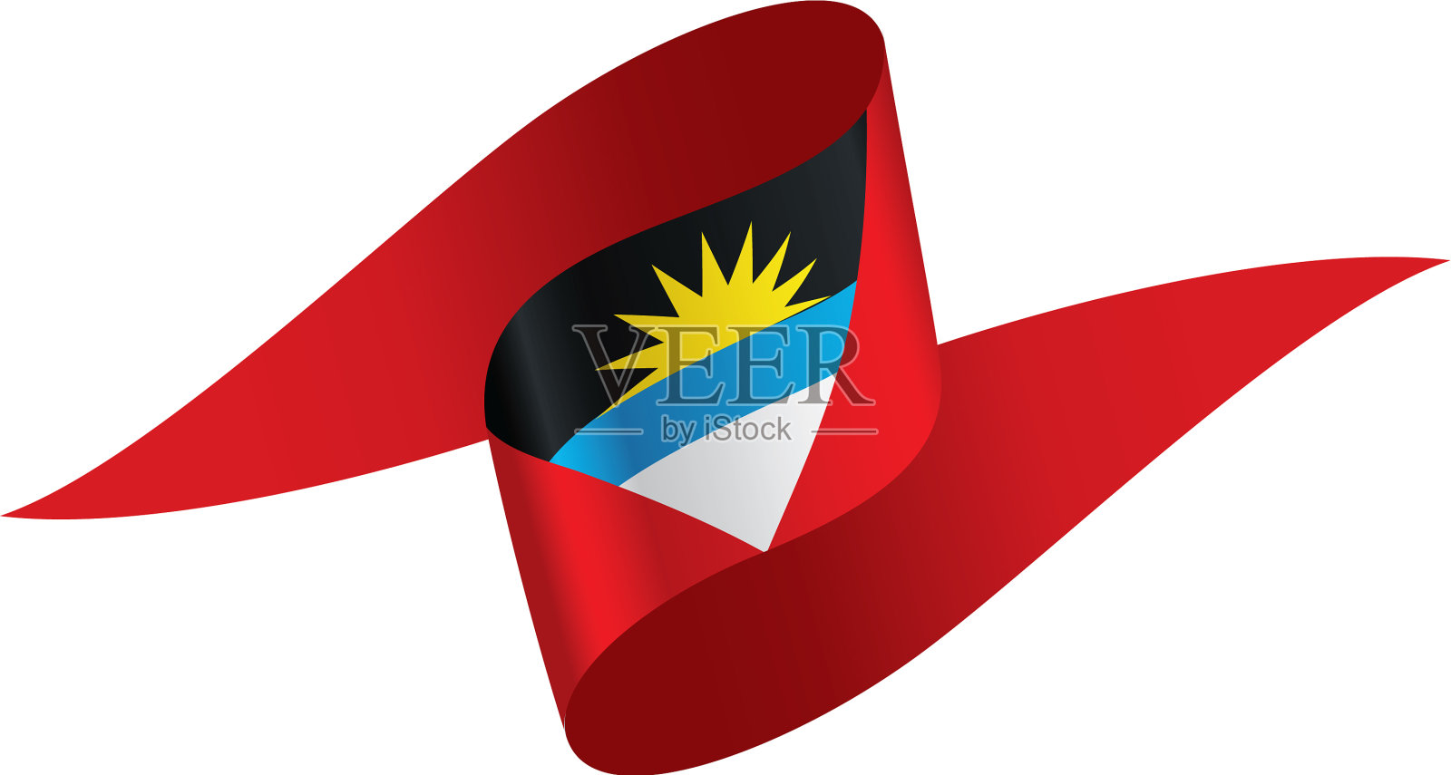 安提瓜和巴布达国旗设计元素图片