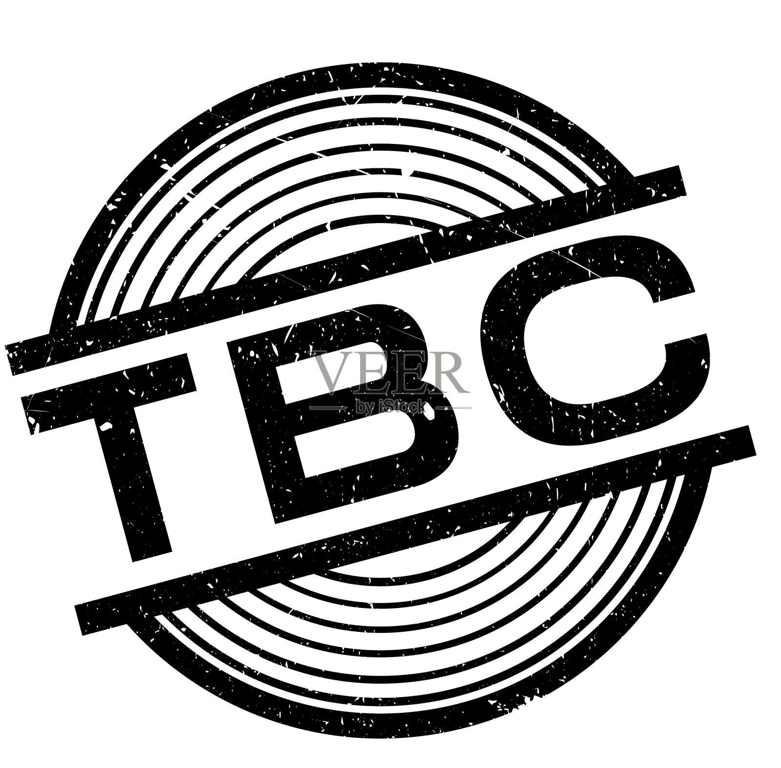 tbc的橡皮图章设计元素图片