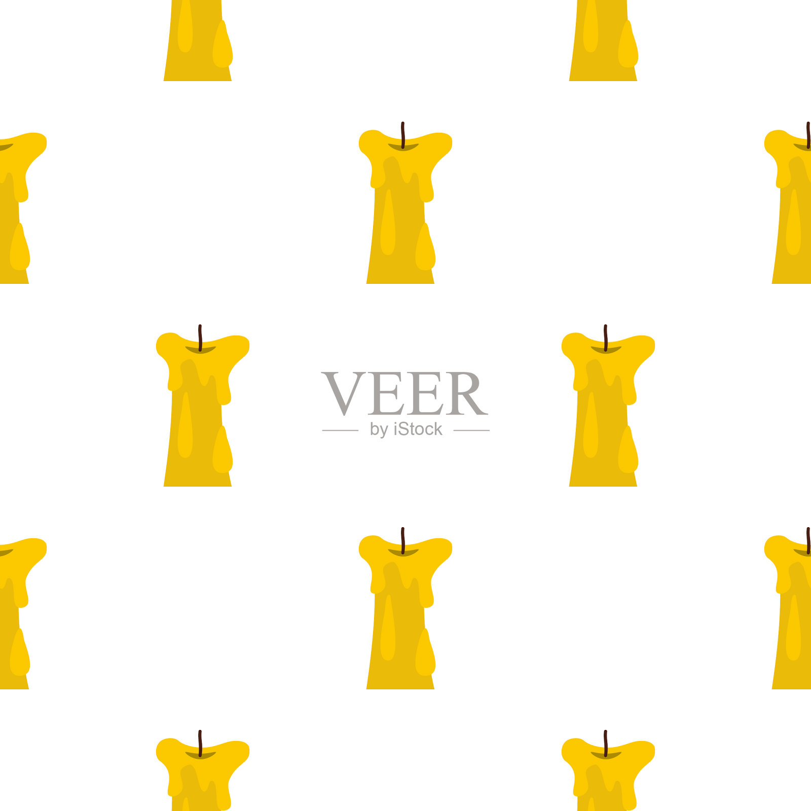 长烛型无缝管插画图片素材