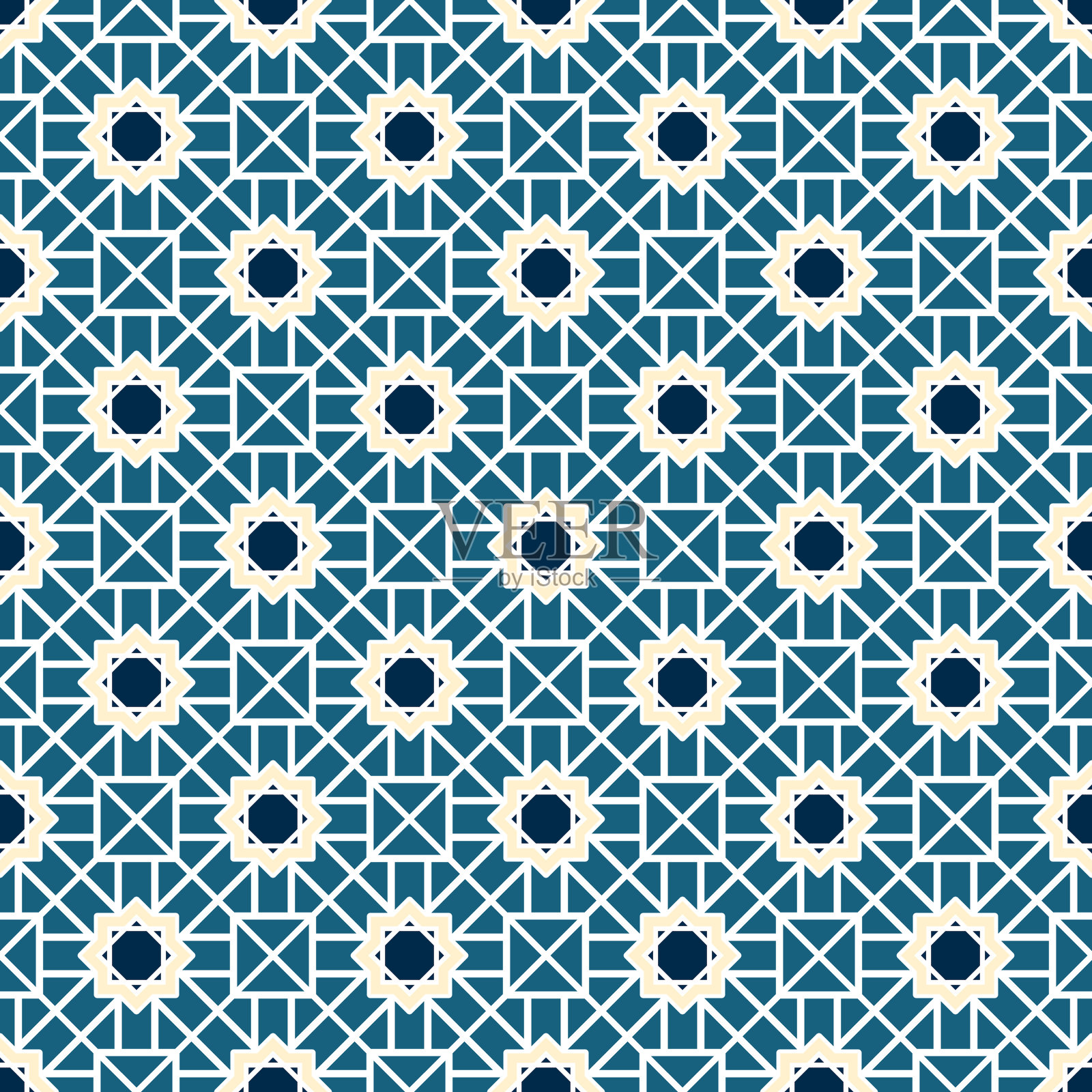 亚洲的几何图案插画图片素材