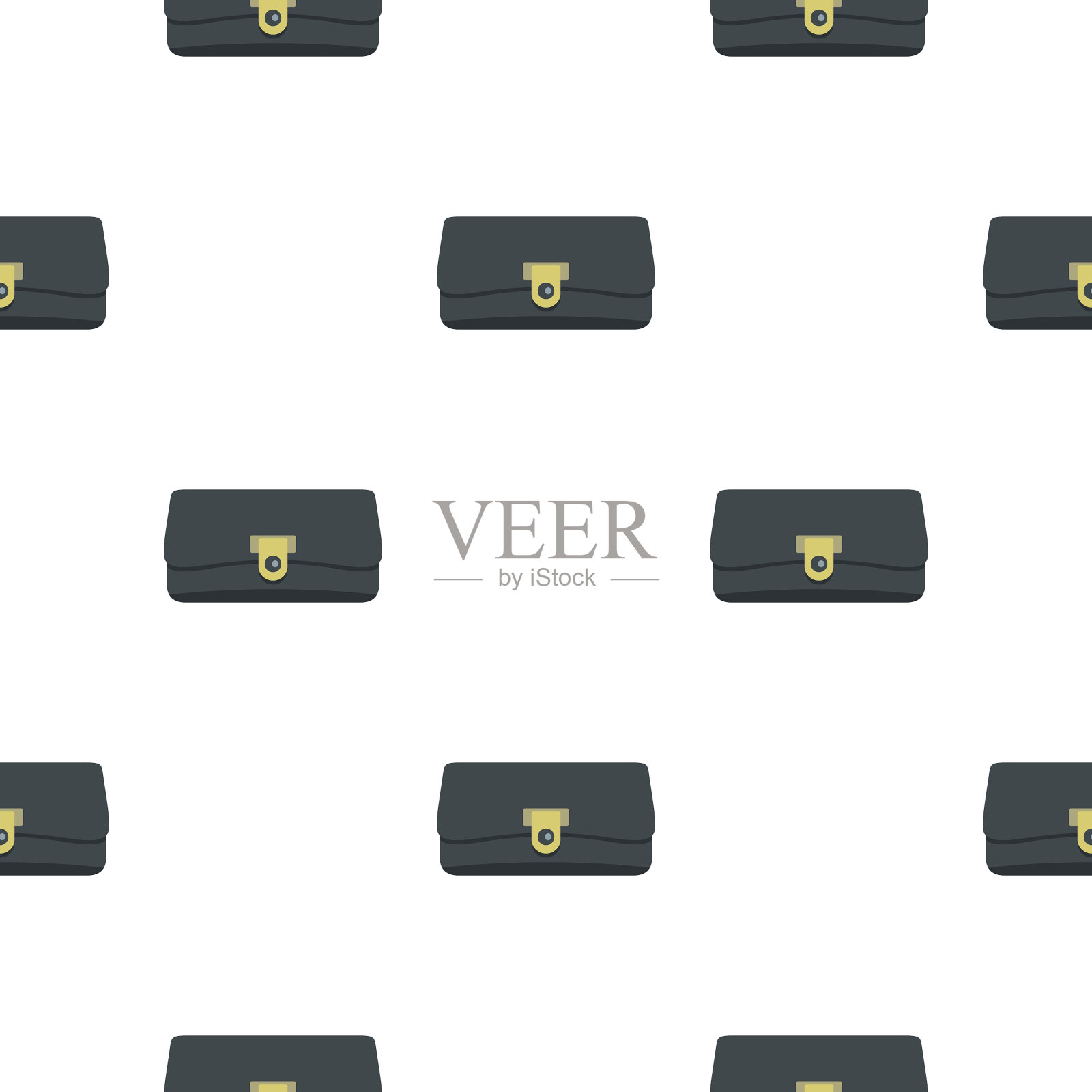 小钱包模式无缝插画图片素材