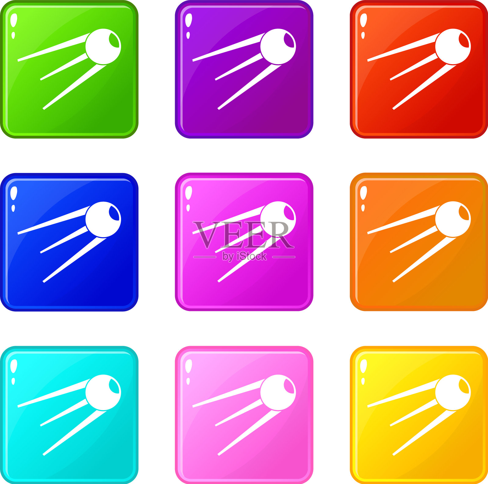 人造卫星9号图标素材