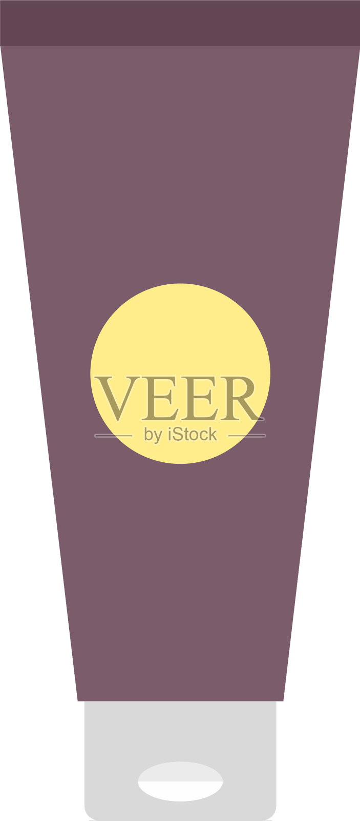 奶油管图标平风格插画图片素材