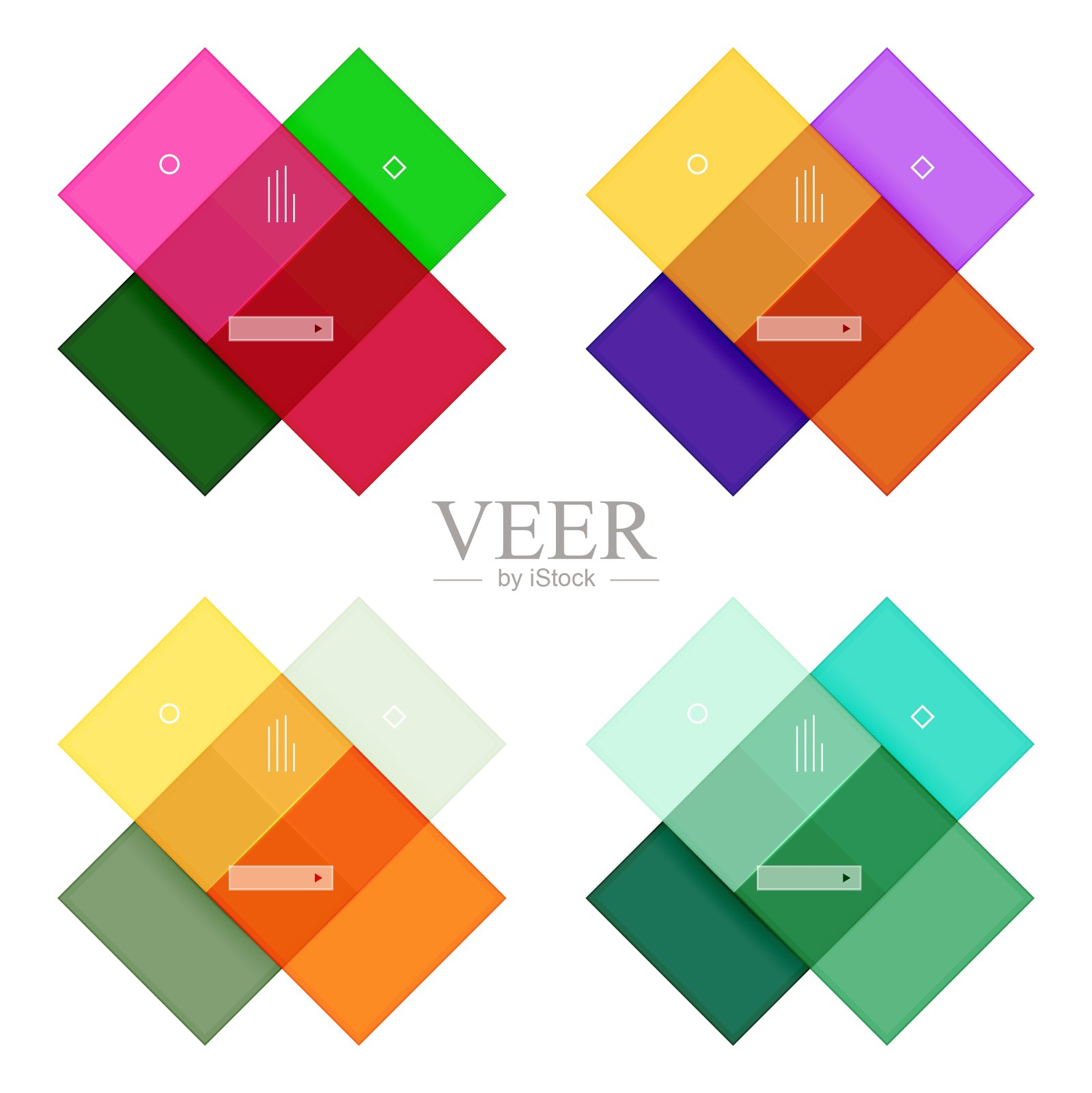 空白条纹和线条信息图插画图片素材