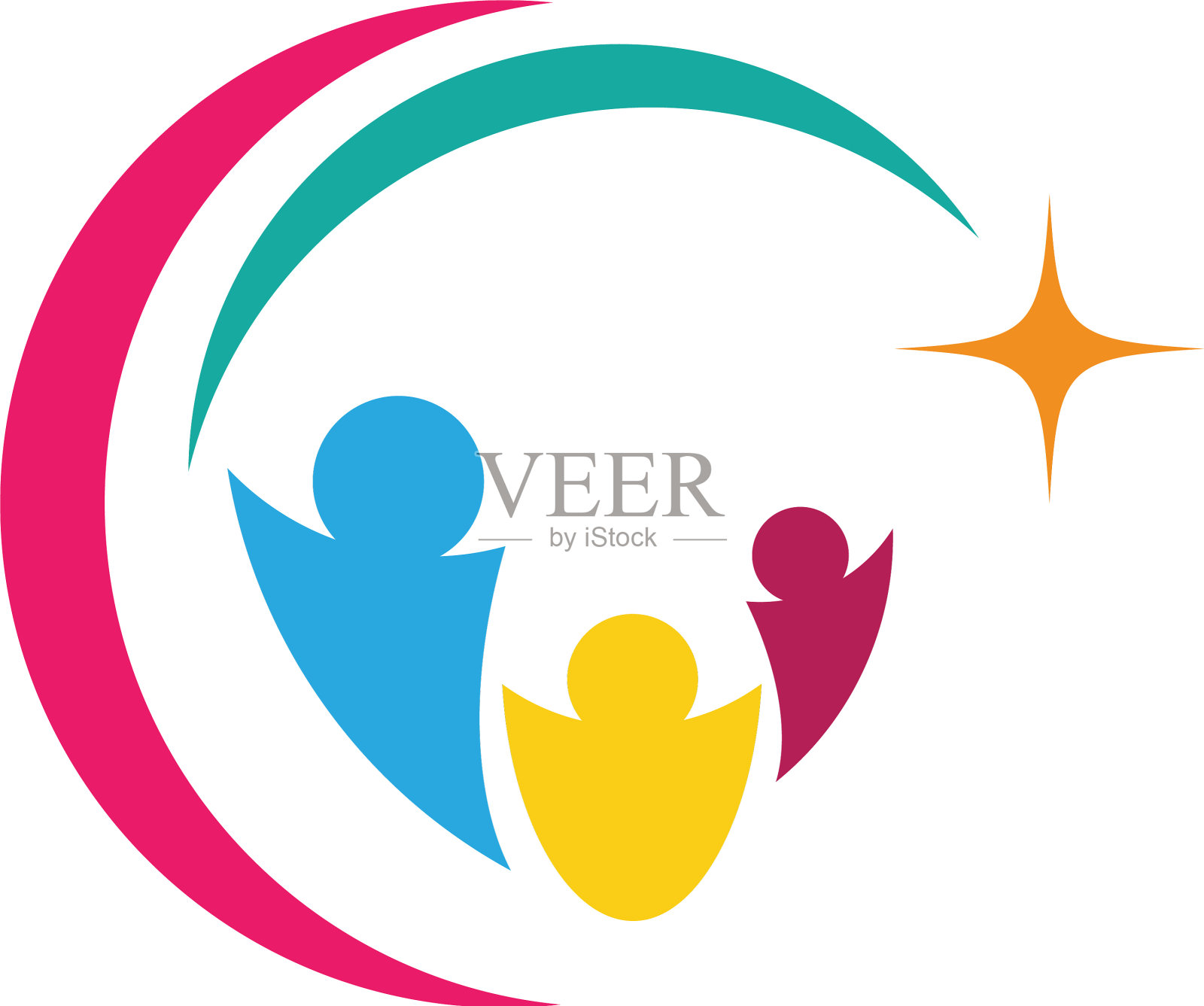 社区护理标志模板图标设计元素图片