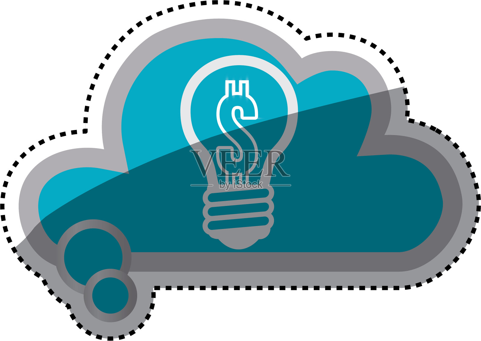 灯泡电能插画图片素材