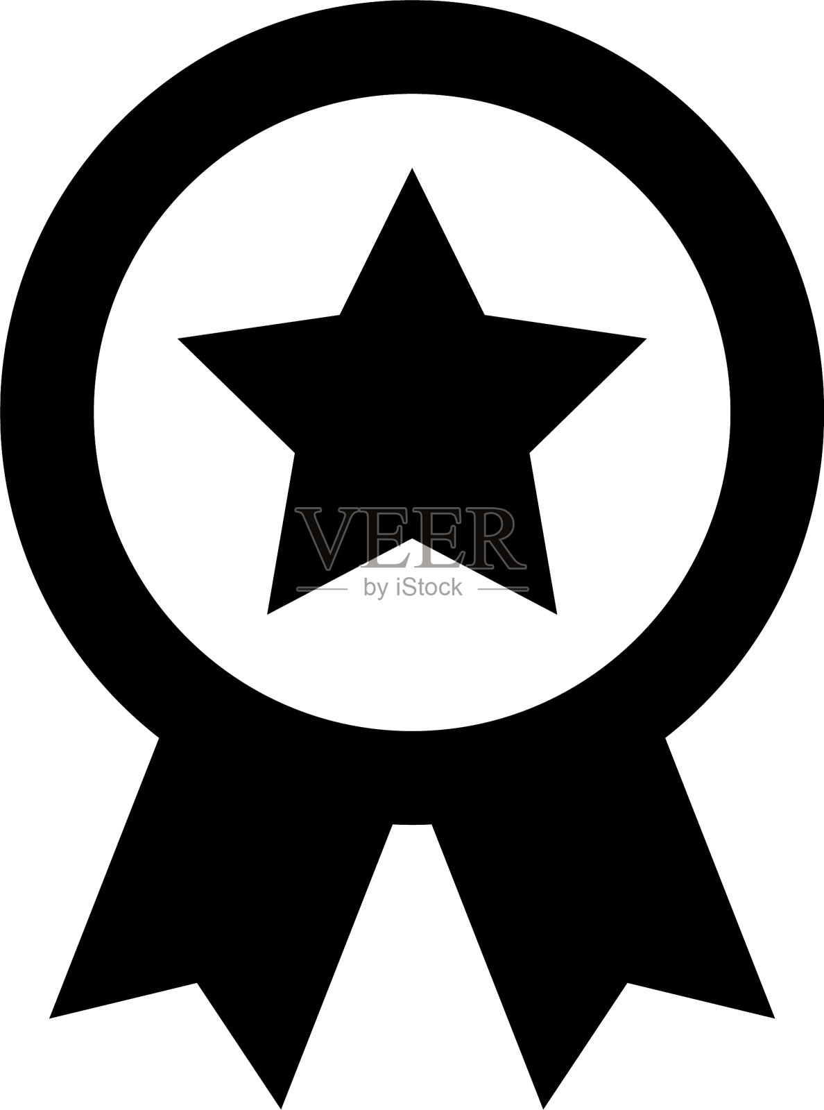 美国星勋章插画图片素材