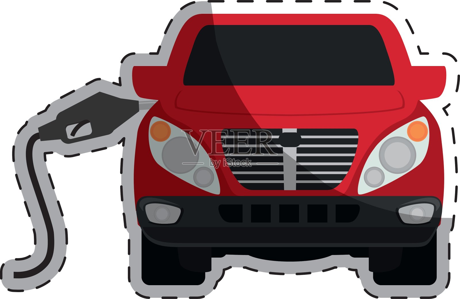 汽油或石油行业相关图标形象设计元素图片