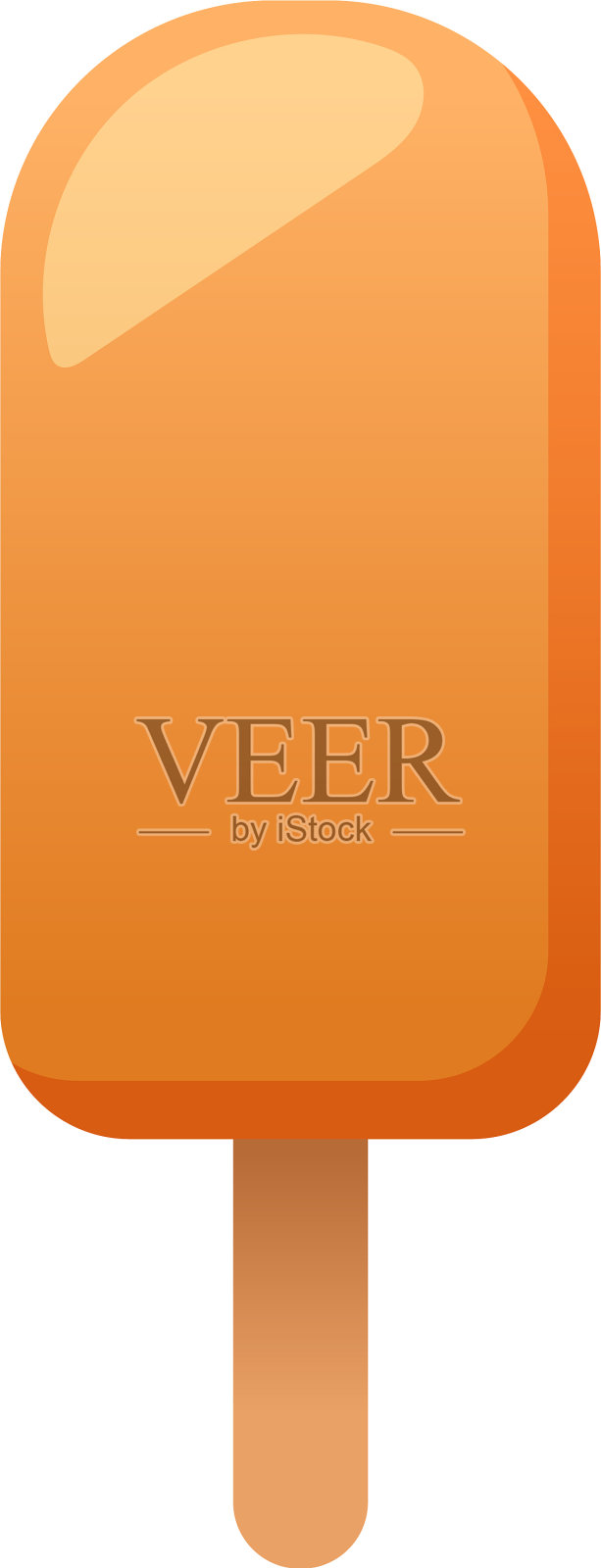 水果冰淇淋图标孤立图标素材