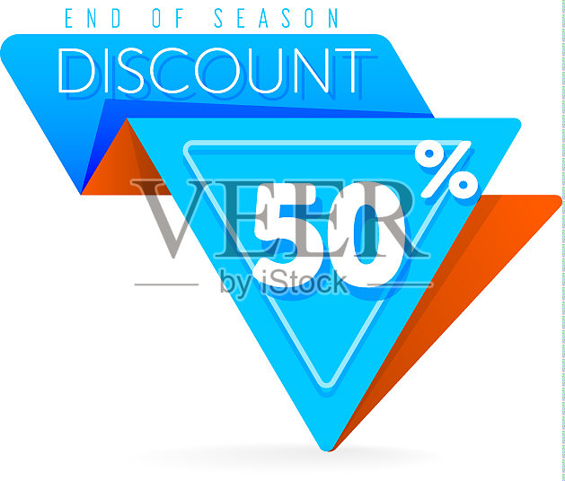折扣标签与特价销售标签设计元素图片