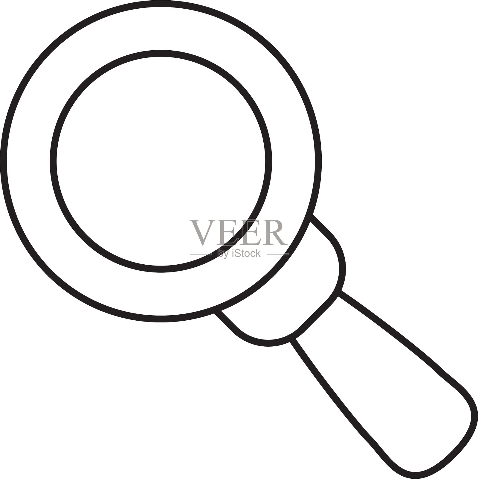 放大镜图标图像插画图片素材