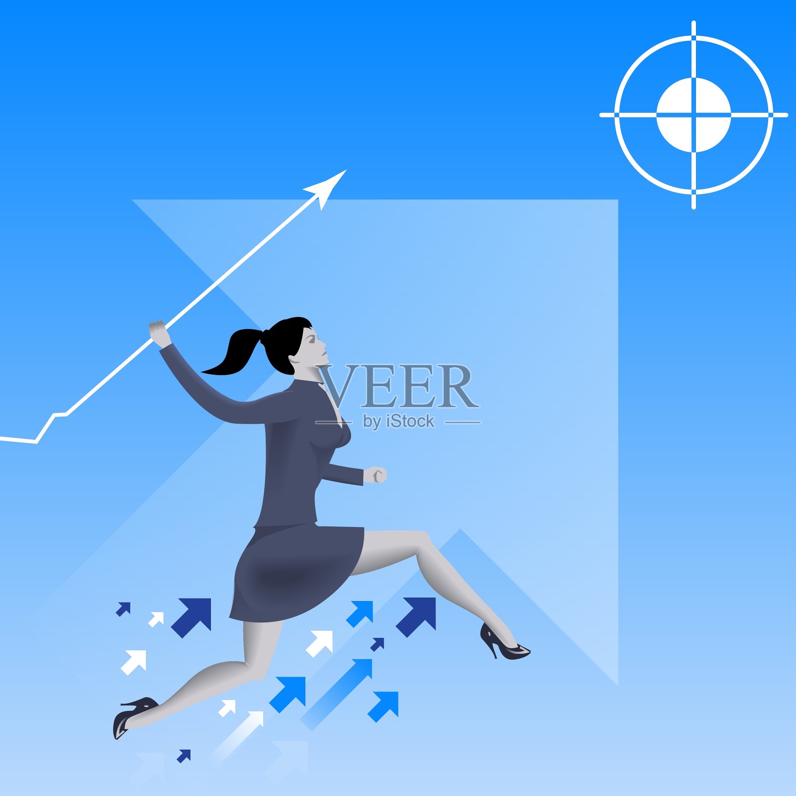 瞄准高商业理念设计模板素材