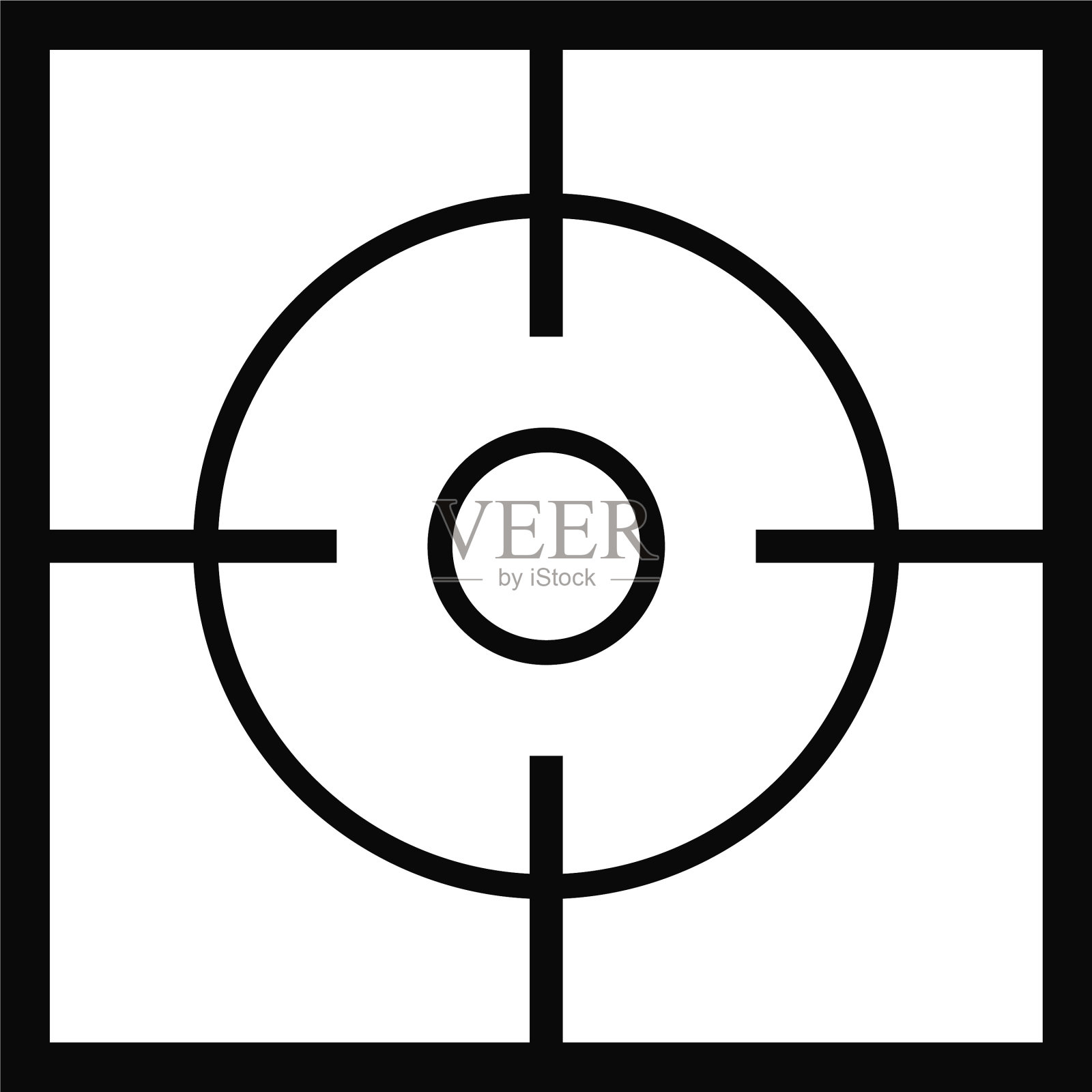 目标图标简单样式图标素材