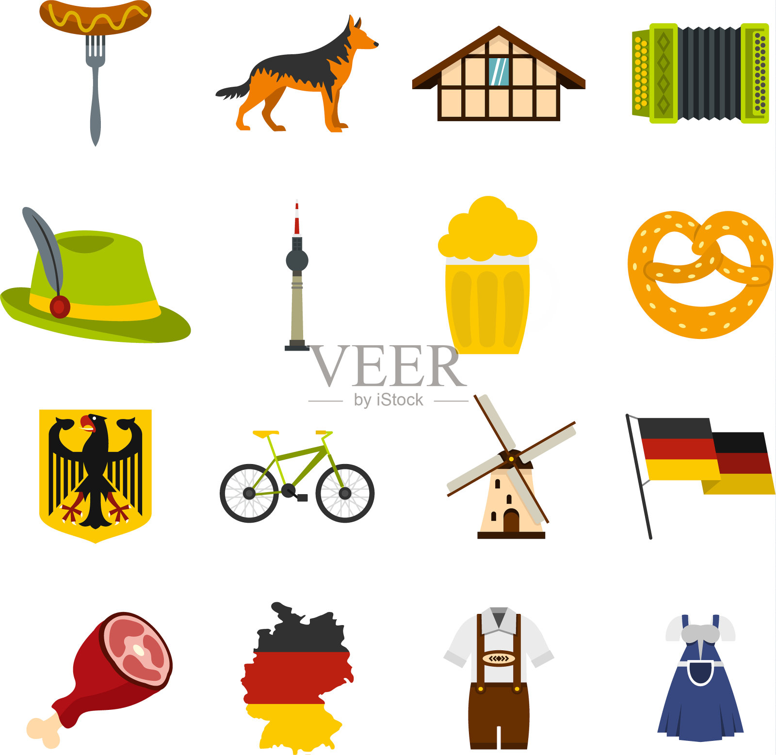 德国固定图标图标素材