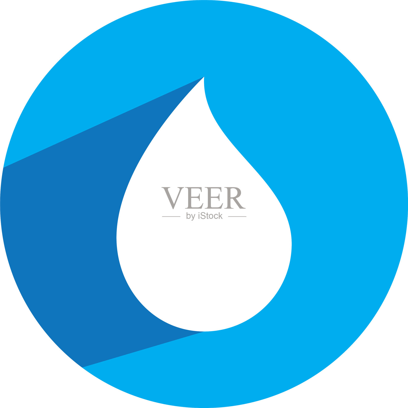 水滴标志模板设计元素图片