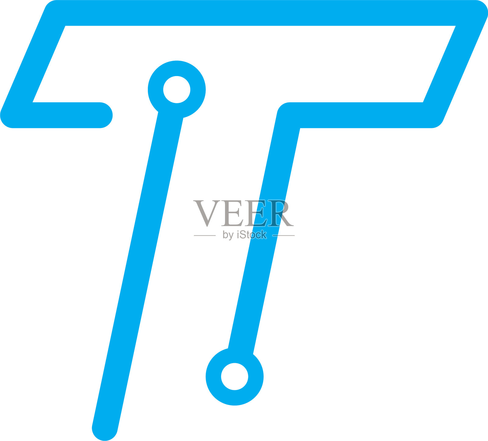 电路技术标志插画图片素材
