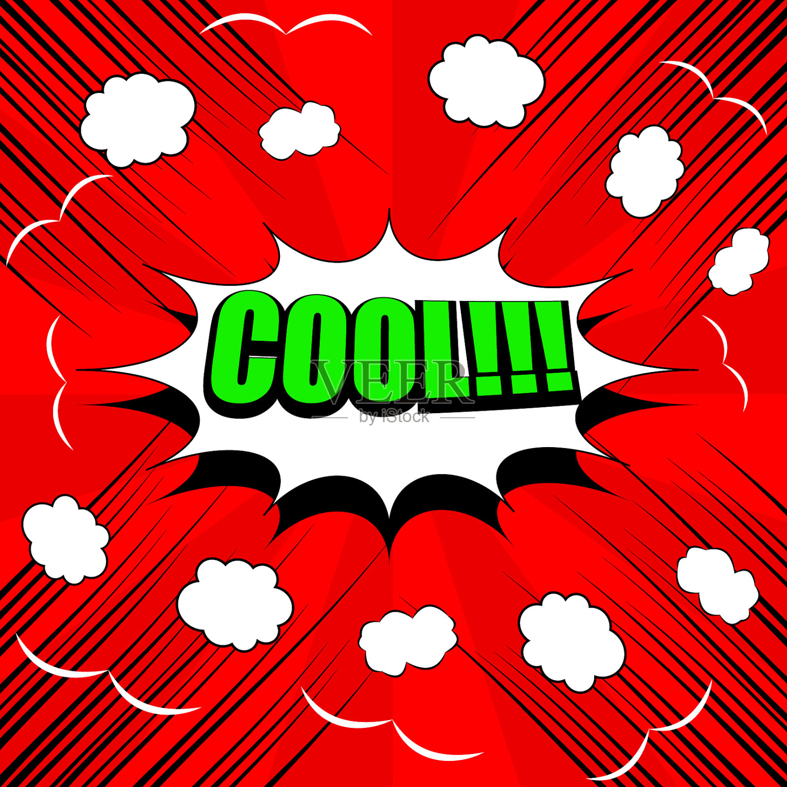 漫画书灯光模板设计元素图片