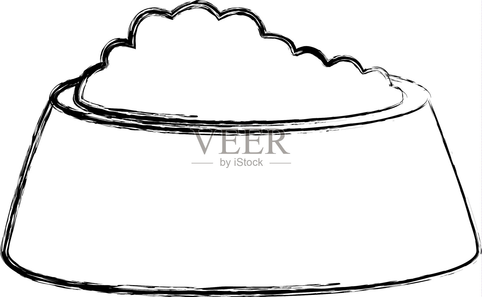 狗粮孤立插画图片素材